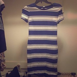 A blue white dress perfect for going casual